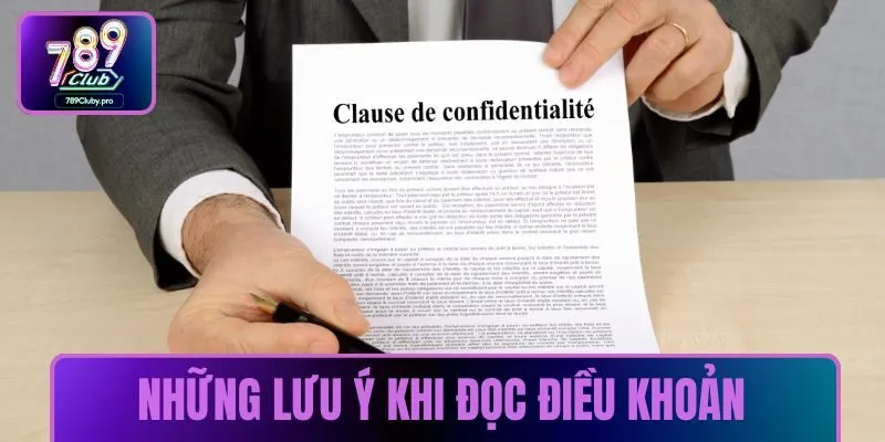 Những lưu ý khi đọc điều khoản